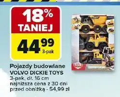 Carrefour Zestaw pojazdów budowlanych volvo Dickie Toys oferta