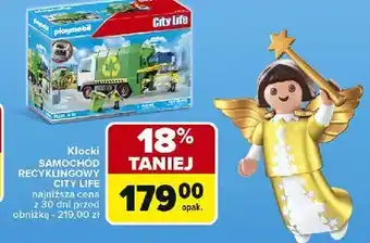 Carrefour Klocki samochód recyklingowy Playmobil oferta