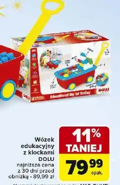 Carrefour Wózek edukacyjny z klockami Dolu oferta