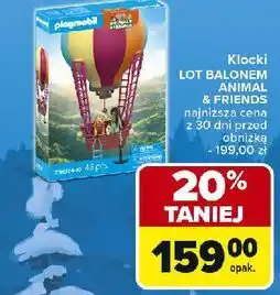 Carrefour Klocki lot balonem Playmobil oferta