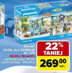 Carrefour Klocki hotel dla zwierząt Playmobil oferta