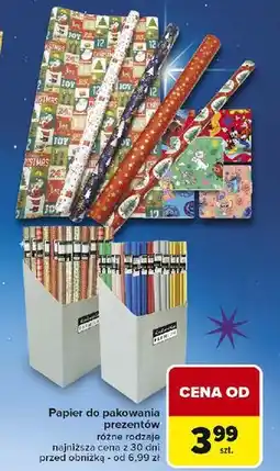 Carrefour Papier do pakowania prezentów oferta