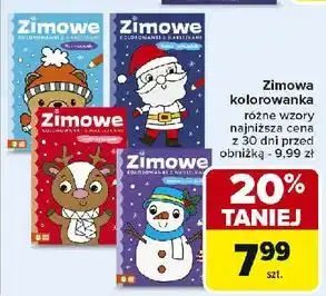 Carrefour Zimowe kolorowanki oferta