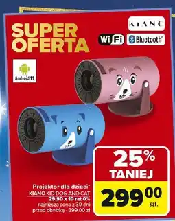 Carrefour Projektor kid dog and cat Kiano oferta