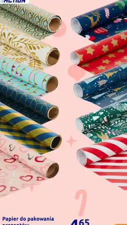 Action Papier do pakowania prezentów oferta