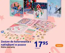 Action Zestaw do kolorowania z naklejkami w puszce oferta