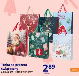 Action Torba na prezent świąteczny oferta