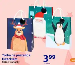 Action Torba na prezent z futerkiem oferta