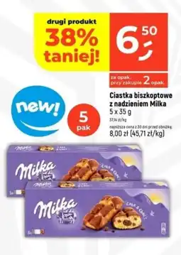 Dealz Ciastka biszkoptowe z nadzieniem Milka oferta