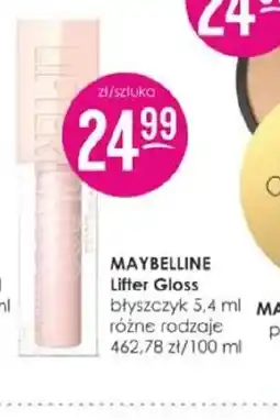 Jaśmin MAYBELLINE Lifter Gloss oferta