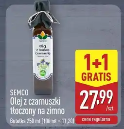 ALDI Olej z czarnuszki tłoczony na zimno SEMCO 1+1 gratis oferta