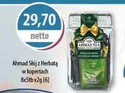DUO-TES Ahmad Słój z Herbatą w kopertach Levant oferta