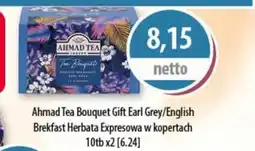 DUO-TES Ahmad Tea Bouquet Gift Earl Grey/English Brekfast Herbata Expresowa w kopertach oferta