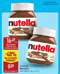 ALDI FERRERO Nutella oferta