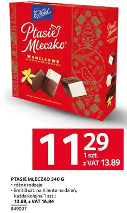 Selgros E wedel ptasie mleczko oferta