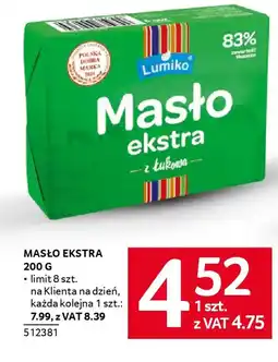 Selgros Lumiko Masło ekstra oferta