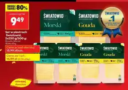 Biedronka Ser w plastrach Światowid, 2x250 g/500 g oferta