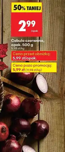 Biedronka Cebula czerwona opak . 500 g oferta