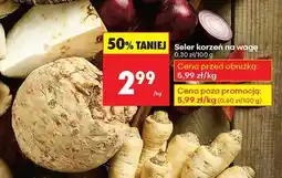 Biedronka Seler korzeń na wagę oferta