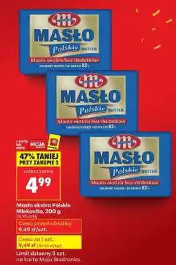 Biedronka Masło Ekstra Polskie Mlekovita , 200 g oferta