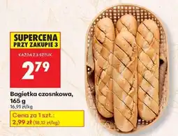 Biedronka Bagietka czosnkowa 165 g oferta