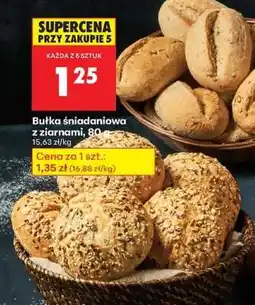 Biedronka bułka sniadaniowa z ziarnami , 80 g oferta