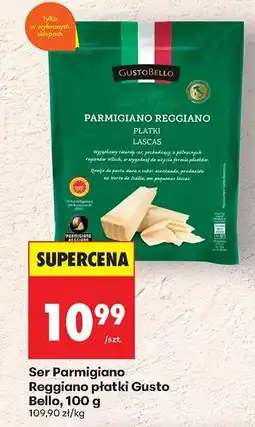 Biedronka Ser Parmigiano Reggiano płatki Gusto Bello, 100 g oferta