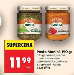 Biedronka Pesto Monini, 190 g oferta