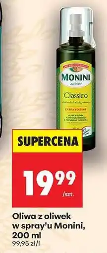 Biedronka Oliwa z oliwek w spray'u Monini 200 ml oferta