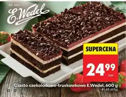 Biedronka Ciasto czekoladowo-truskawkowe E.Wedel, 600 g oferta