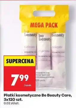 Biedronka Płatki kosmetyczne Be Beauty Care, 3x120 szt oferta