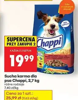 Biedronka Sucha karma dla psa Chappi, 2,7 kg oferta