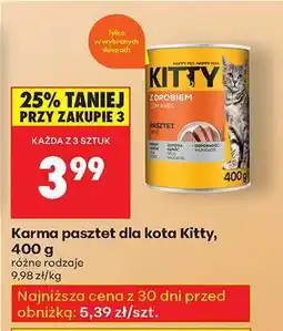 Biedronka Karma pasztet dla kota Kitty, 400 g oferta