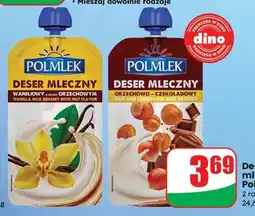 Dino Deser mleczny waniliowo-orzechowy Polmlek oferta