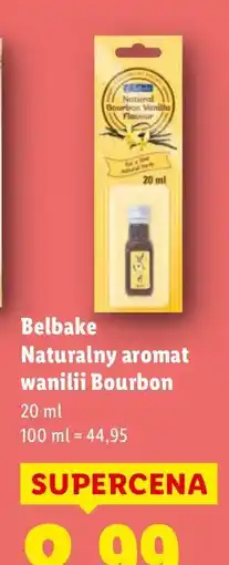 Lidl Aromat wanilii Bourbon naturalny Belbake oferta