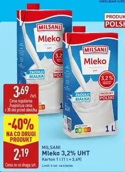 ALDI Mleko 3,2% UHT Milsani oferta