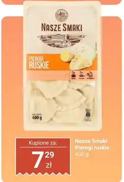 Biedronka Pierogi Nasze Smaki ruskie oferta