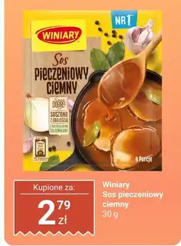 Biedronka Sos Winiary pieczeniowy ciemny oferta