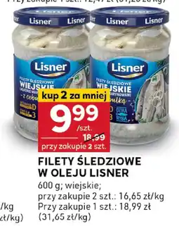 Stokrotka Śledź Filety Śledziowe w Oleju Lisner oferta