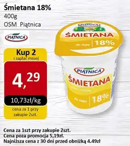 Market Point Śmietana 18% OSM Piątnica oferta