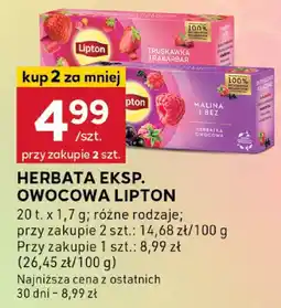 Stokrotka Herbata Herbata Eksp. Owocowa Lipton oferta