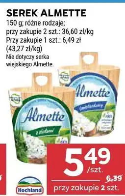 Stokrotka Serek Almette różne rodzaje Hochland oferta