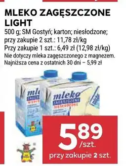 Stokrotka Mleko zagęszczone light SM Gostyń karton niesłodzone oferta