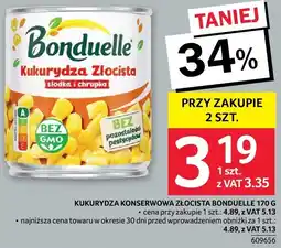 Selgros Kukurydza konserwowa Bonduelle złocista 170 g oferta
