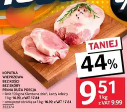 Selgros Łopatka wieprzowa bez kości 1 kg Selgros oferta