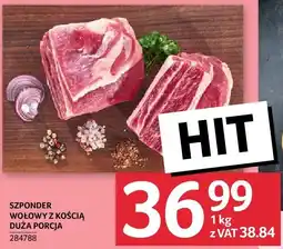 Selgros Szponder wołowy z kością duża porcja Selgros oferta