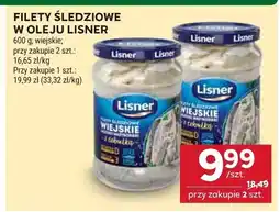 Stokrotka Filety śledziowe w oleju Lisner oferta