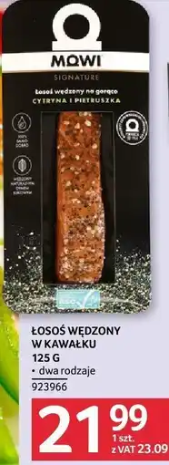 Selgros Łosoś wędzony w kawałku Mowi 125 g oferta