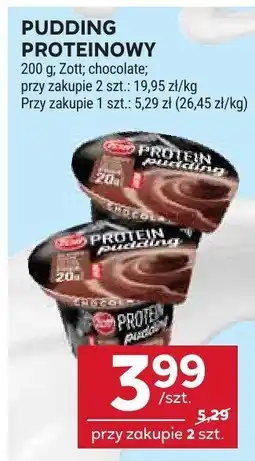 Stokrotka Pudding proteinowy zott czekolada oferta