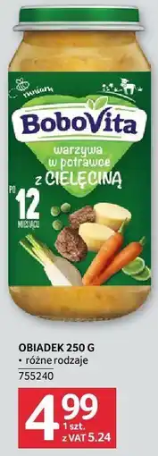Selgros Obiadek Bobovita 250 g oferta